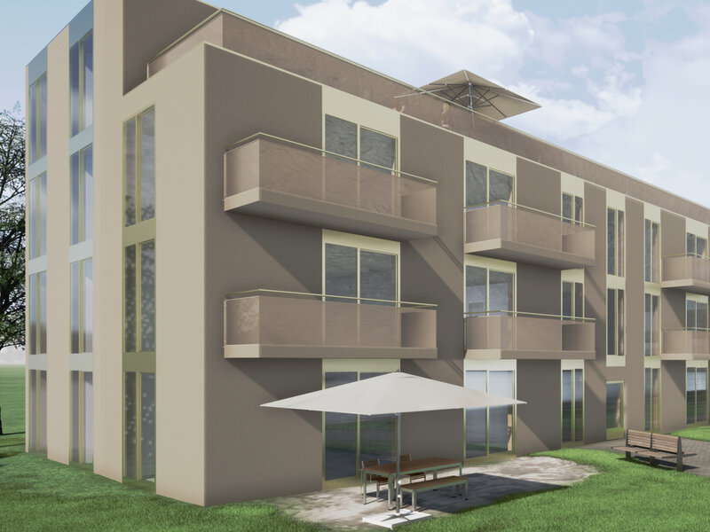 Neubau einer Wohnanlage mit Tiefgarage